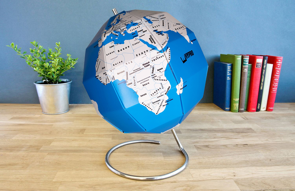Обучающий 3D пазл глобус раскраска ТамТут Декор для дома, подарок