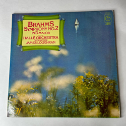 Винтажная виниловая пластинка LP Brahms Брамс, Halle Orchestra , Conductor James Loughran Симфония Symphony No.2 In D Major (Англия 1975)