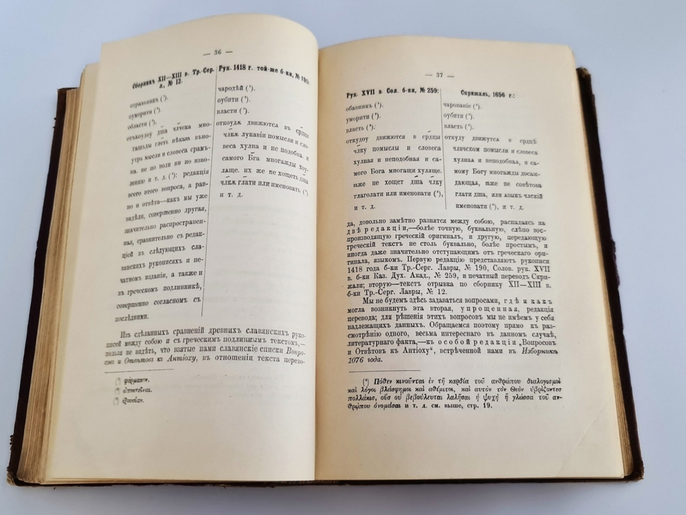 "Творения отцов церкви в древне-русской письменности в 4-х томах". А.С.Архангельский [с автографом]. 1890г. - редкая книга