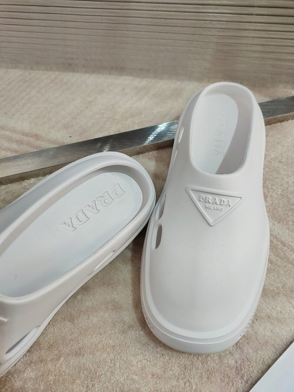 Prada Foam Rubber Mules