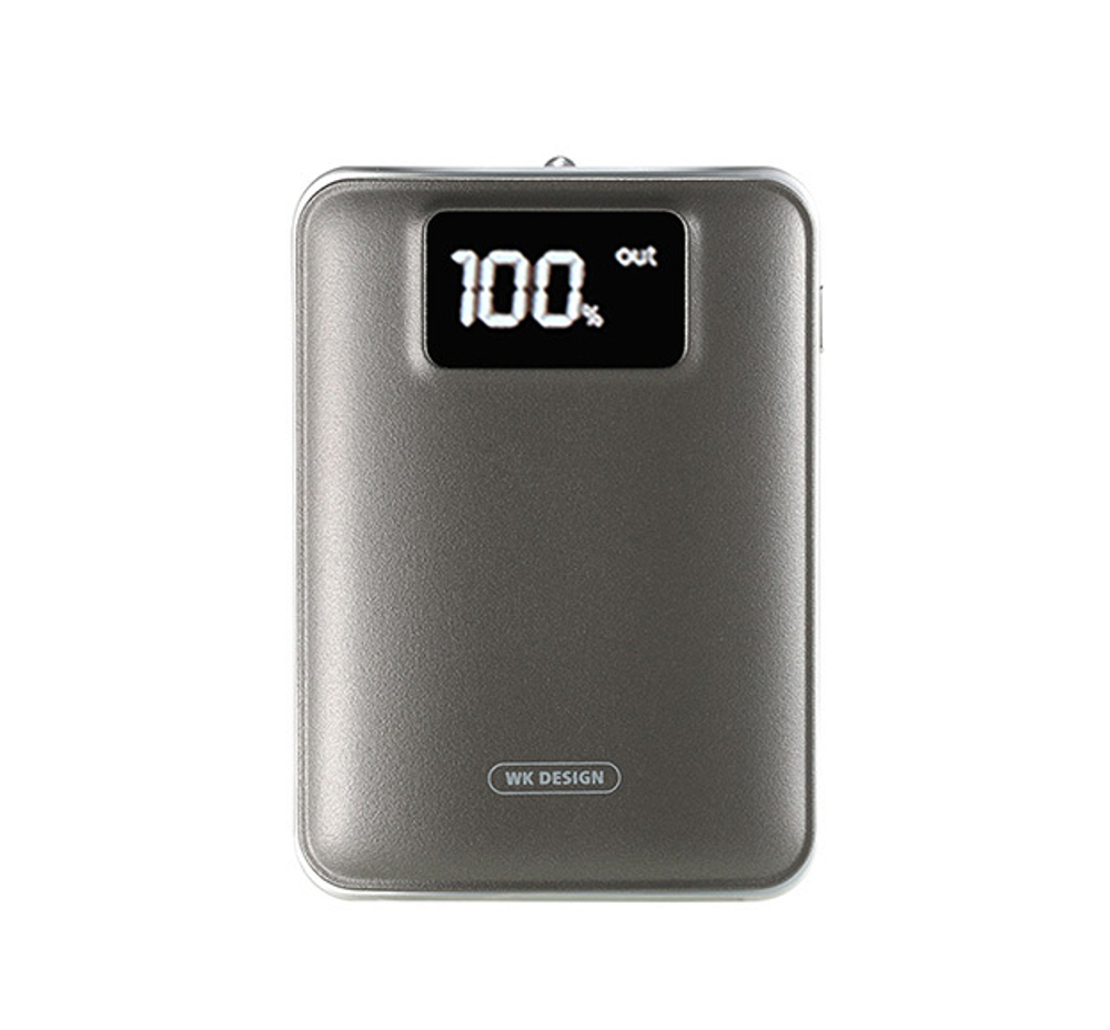 Портативный аккумулятор WK Dimon WP-018 10000 mAh (серый)