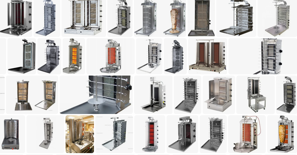 Гриль для шаурмы и шашлыка