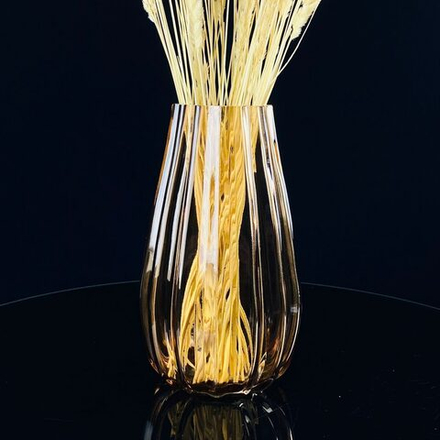 Lenardi 200-065 Декоративная ваза для цветов 19см в под.уп.(х24)Стекло