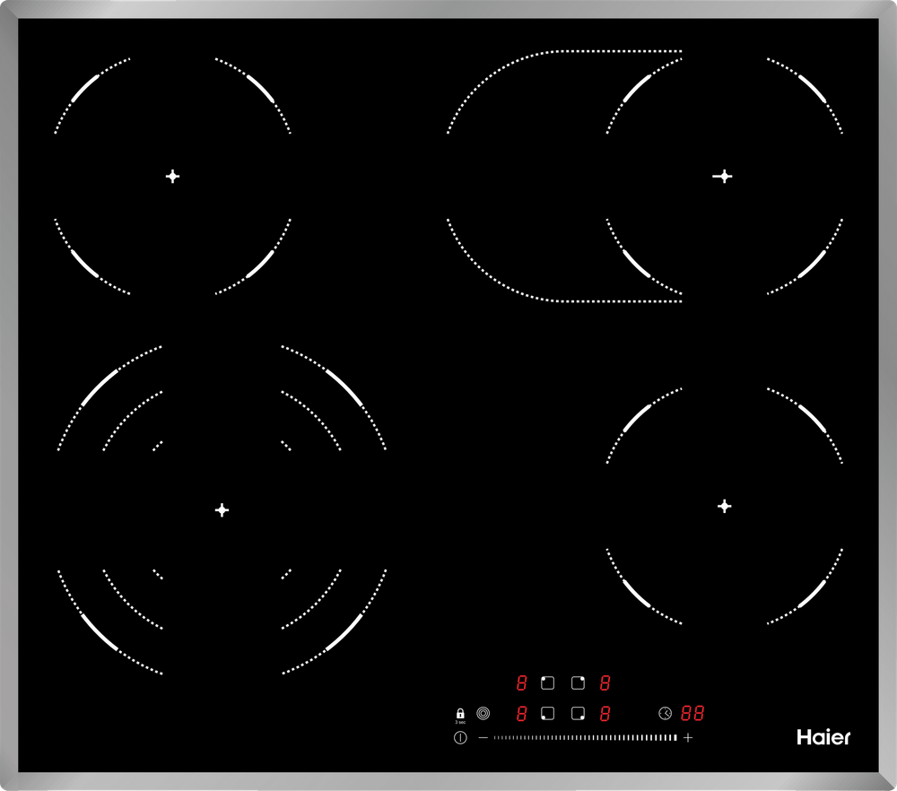 Стеклокерамическая варочная поверхность Haier HHY-C64TOFB