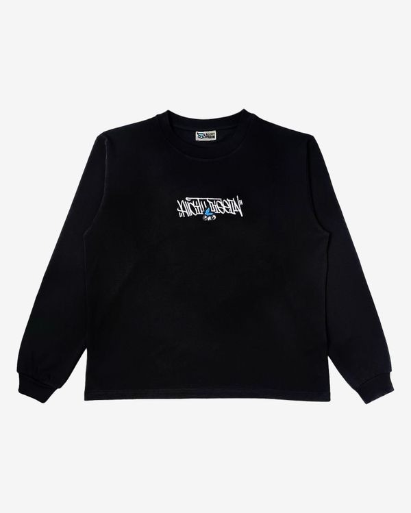 Лонгслив Черный - фото 1