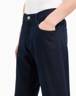 Stretch Cotton Regular Fit Trousers – мужские брюки прямого кроя из стрейч-хлопка от GIORGIO ARMANI
