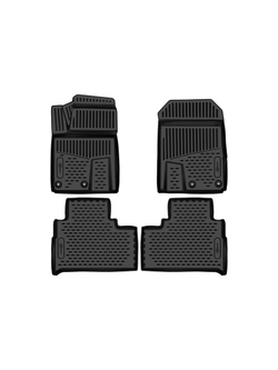 Коврики в салон для JETOUR T2 2023-, 4шт. (Повышенная устойчивость, повышенная износостойкость) FORMAT.3DAN0668210K