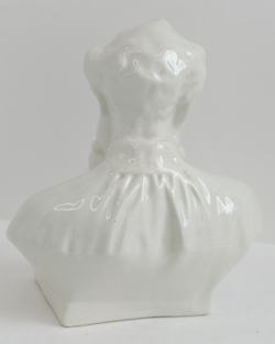 Бюст. Лев Николаевич Толстой, СССР, 1950-60 г. Фарфор, глазурь.