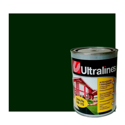 Эмаль ПФ-115 "ULTRA LINES" ИЗУМРУД 0,8кг