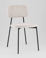 Стул Chao светло-серый черные ножки 2 шт.