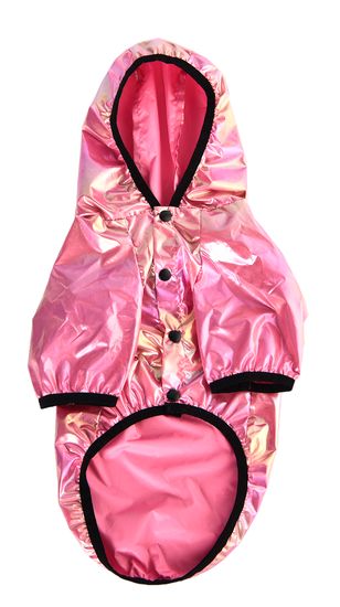 YUGI Дождевик с капюшоном розовый