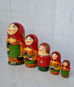 Матрешка "с курочкой" традиция 5мест