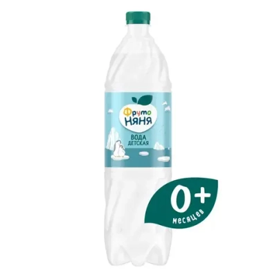 ФрутоНяня вода артезианская питьевая негазированная, 1,5 л