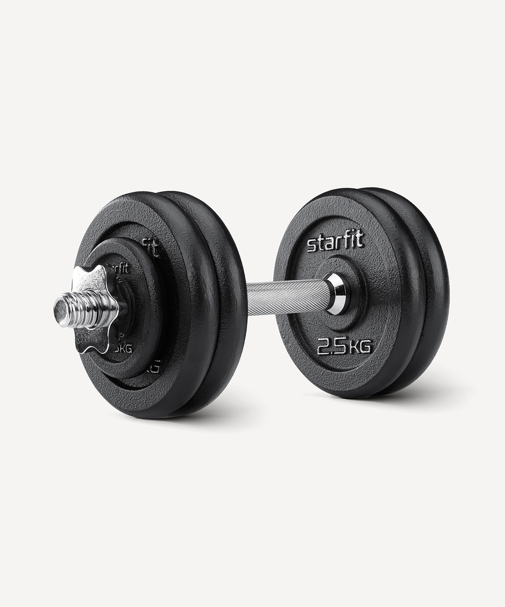 Гантель разборная чугунная в коробке DB-715, 12 кг