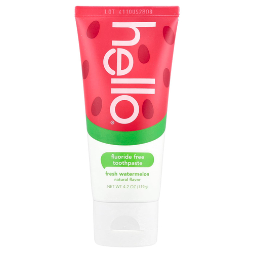 Hello, Kids, зубная паста без фтора, свежий арбуз, 119 г (4,2 унции)