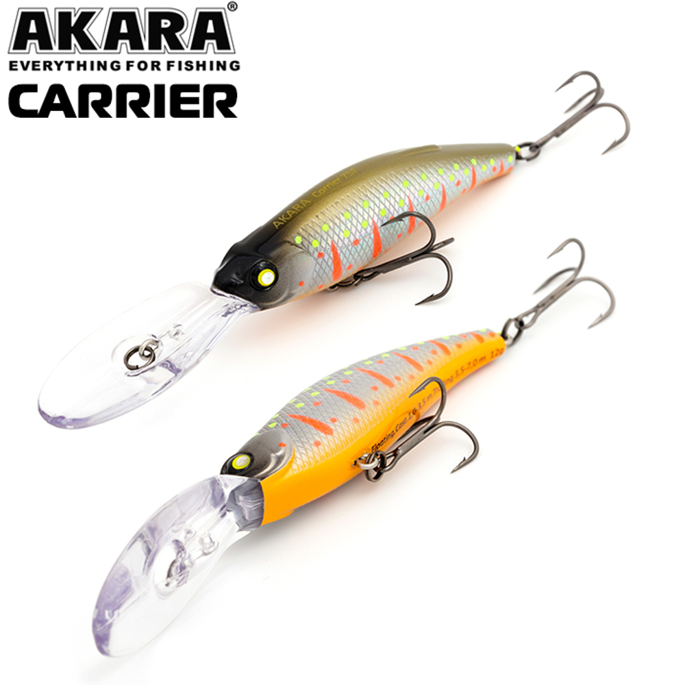 Воблер Akara Carrier 75F 12 гр. (3/7 oz 2,9 in) A110