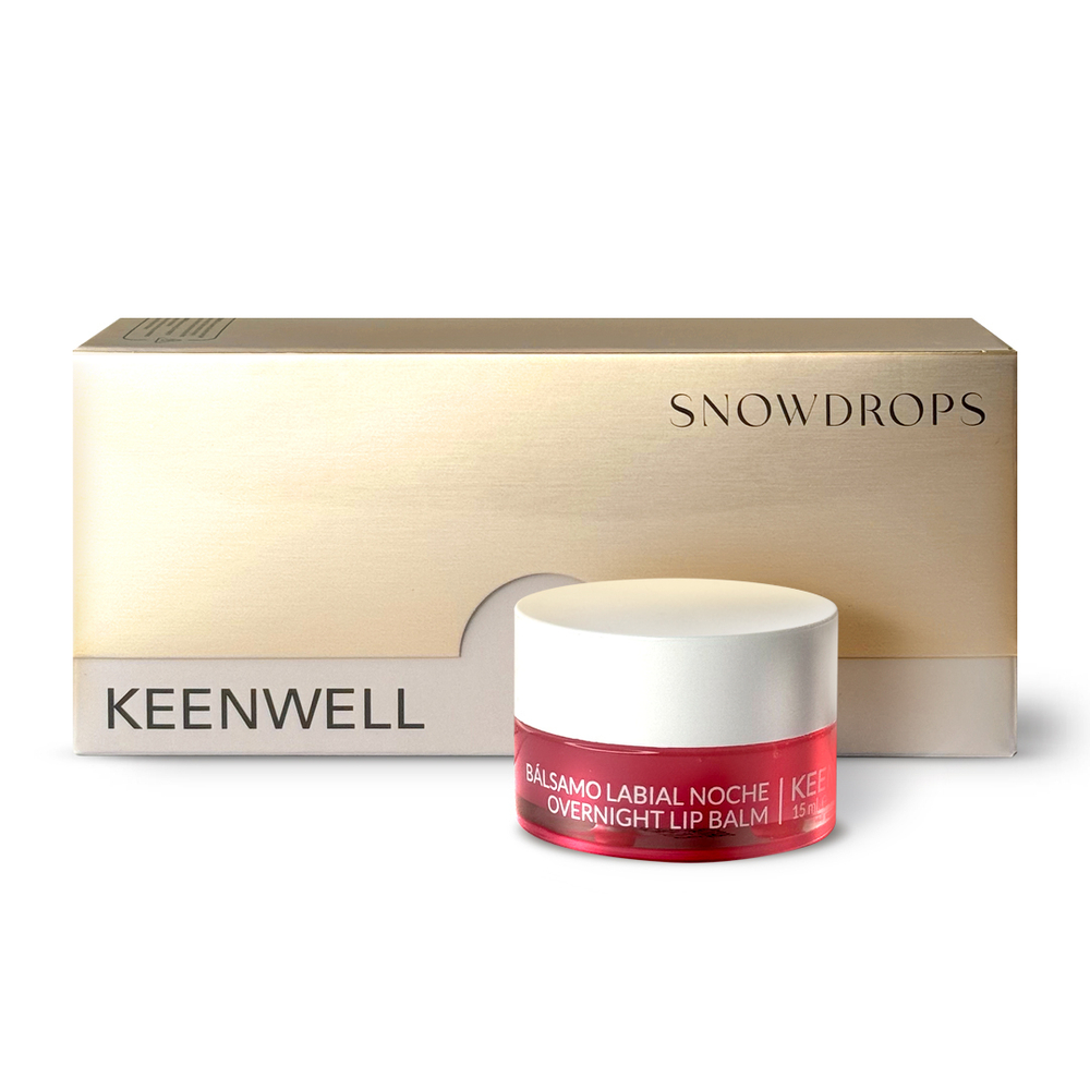 KEENWELL SNOW DROPS - Over Night Lip Balm Raspberry