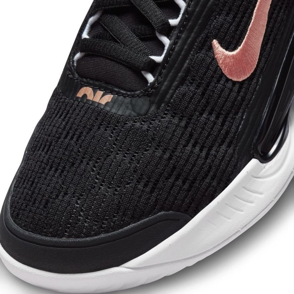 Женские Кроссовки теннисные Nike Zoom Court NXT W - black/metalic red bronze/white