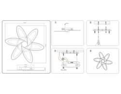 Ambrella Потолочный светодиодный светильник с пультом Original FA541
