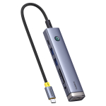 USB-C Хаб Baseus UltraJoy 7-Port AIR (HDMI4K@60Hz + 2xUSB-A3.0 + USB-C-PD + SD3.0 + TF3.0 + mj3.5mm)