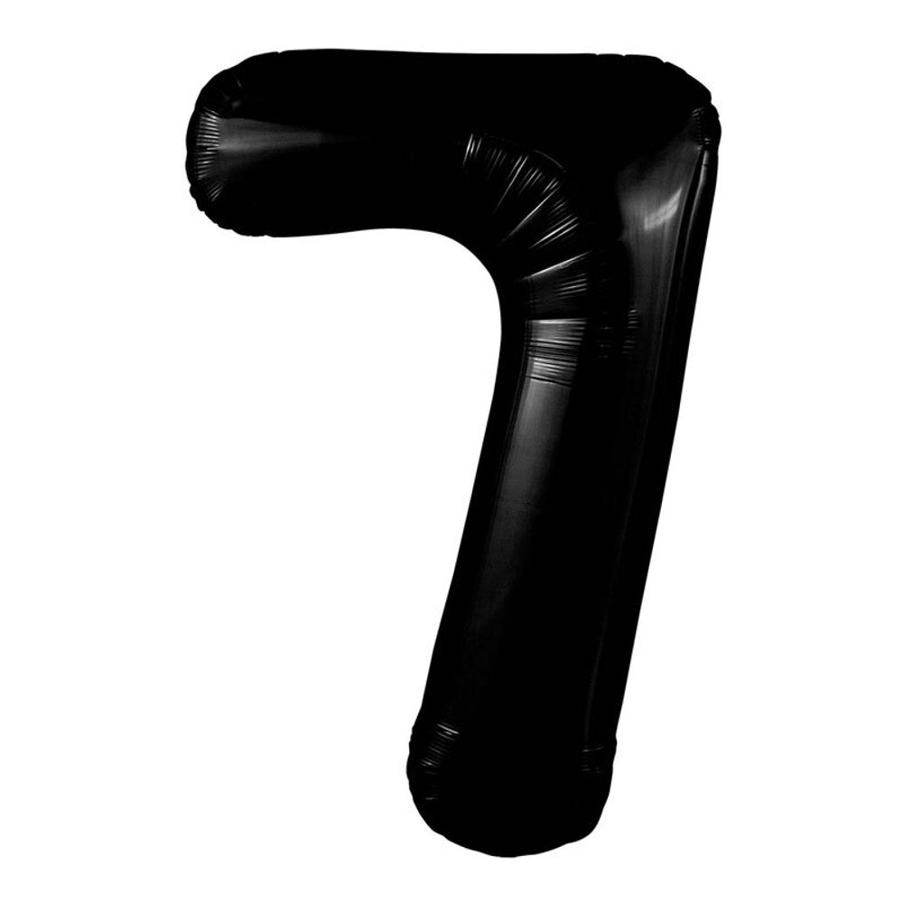Цифра 7 черный блеск 40&quot; Agura