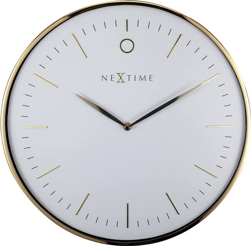 Настенные часы NeXtime Glamour, металл, 40 см