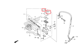 93600-04012-1G. SCREW, FLAT, 4X12