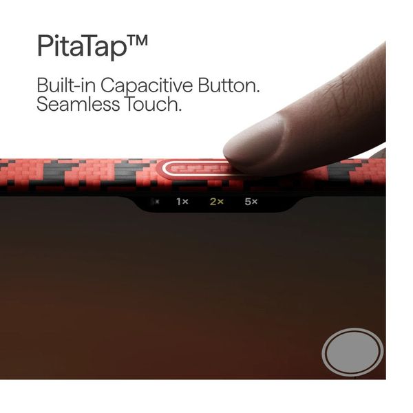 Чехол Pitaka Edge Case для iPhone 17 Pro Max, Бордовый | Maroon