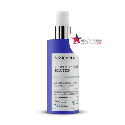 Neuro Cannabis Solution - Мягкий тоник для лица со стволовыми клетками конопли, 200 мл