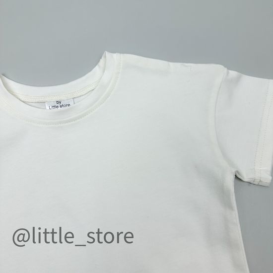 Футболка хлопковая "Bright" Молочная