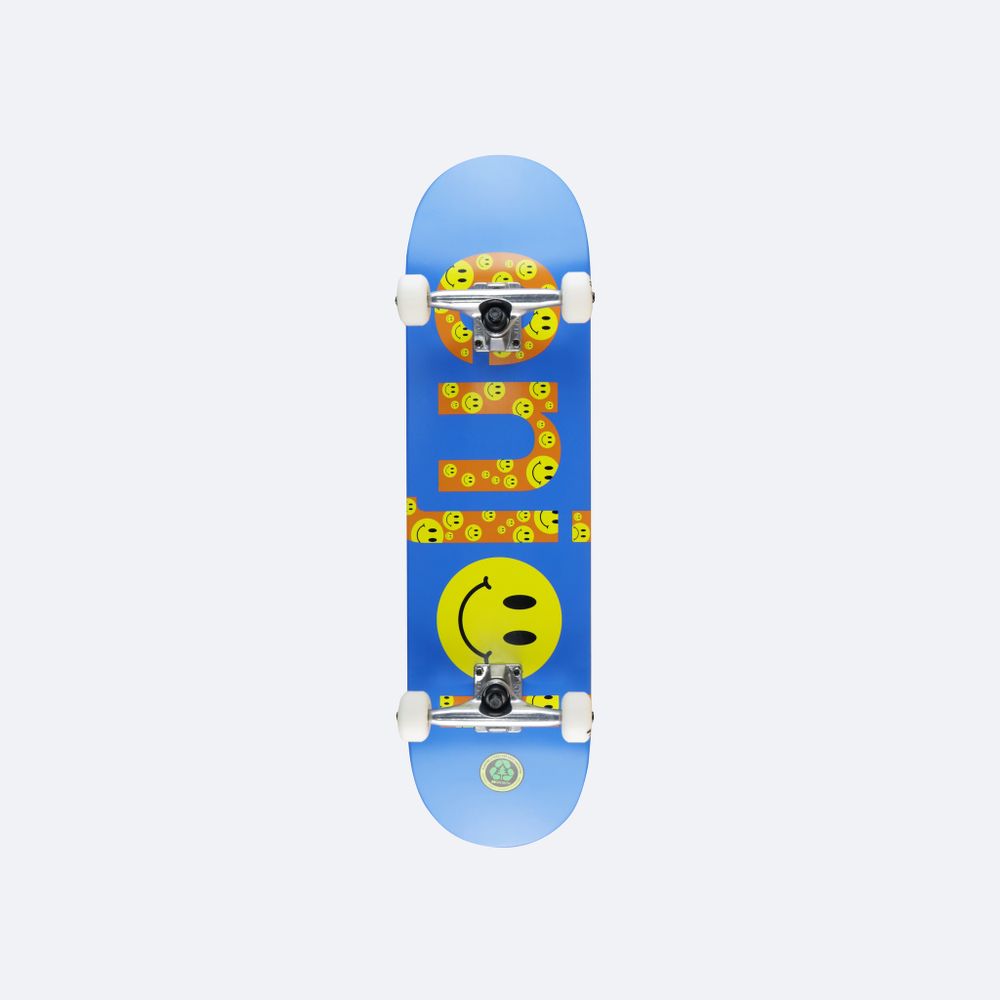 Скейт в сборе Enjoi No Brainer Smiley FP  Blue