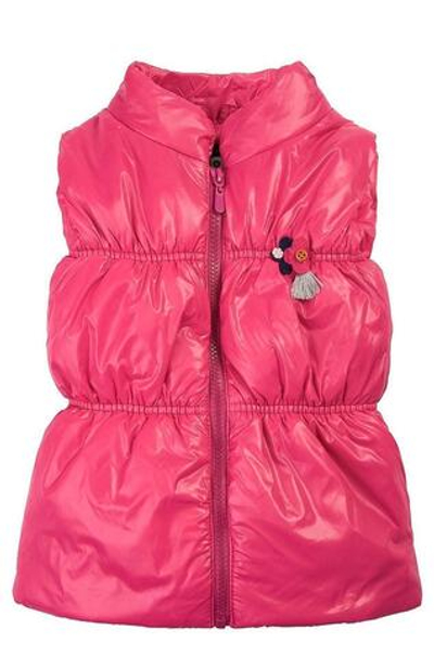 Жилет детский для девочек 100% п/э, 4 года, 104 см малиновый (Bonito)