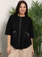 Блуза Магнит (черная) Б15442-24М LT Collection