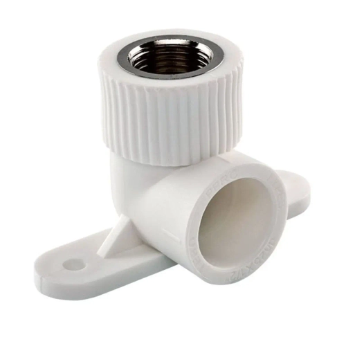 Угол РР с крепл. 20*1/2" вн. белый (Tebo)