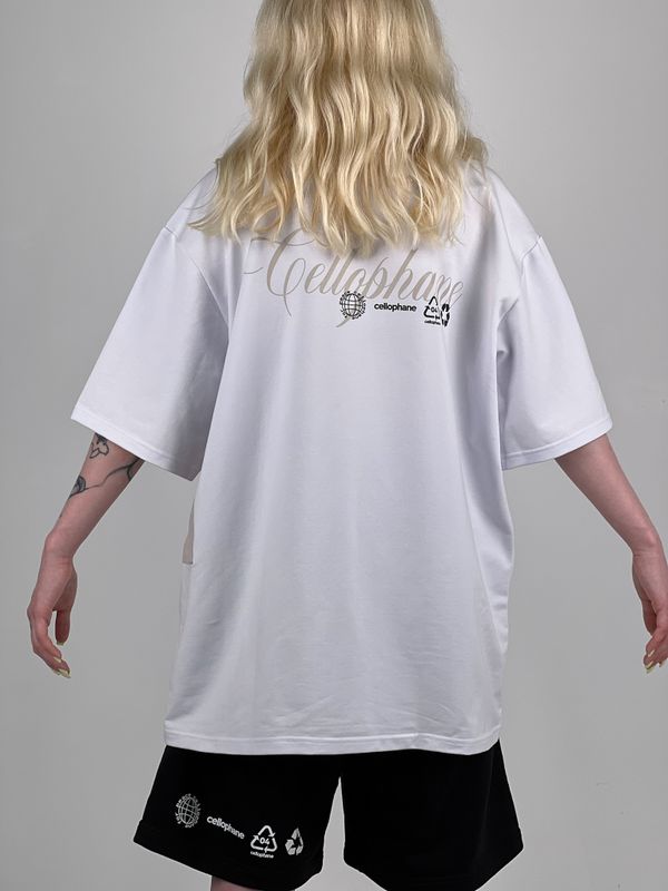 Футболка Сellophane 22 Белая - фото 18
