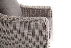 "Капучино" диван из искусственного ротанга двухместный, цвет коричневый