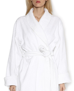 Элитный халат махровый Top Model белый от Blumarine фрагмент
