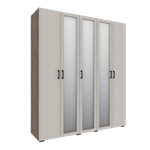 Шкаф с 3 ящиками внутри с зеркалом Бруклин 200Ш