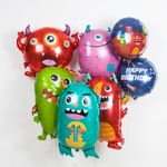 Шар (28"/71 см) Фигура, Монстрик Бонни, Зеленый