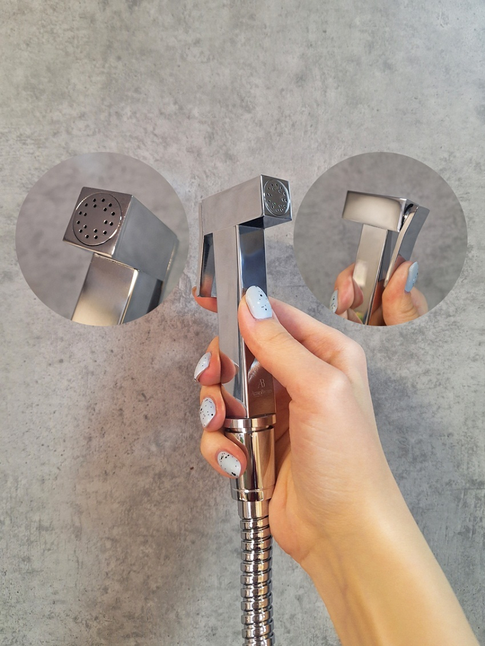 Встраиваемый гигиенический душ AltroBagno BM 060120 Cr