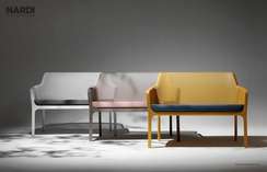 Подушка для дивана Net Bench темно-серая