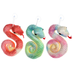 Мягкая игрушка «Змея» Изящная 19 см, микс