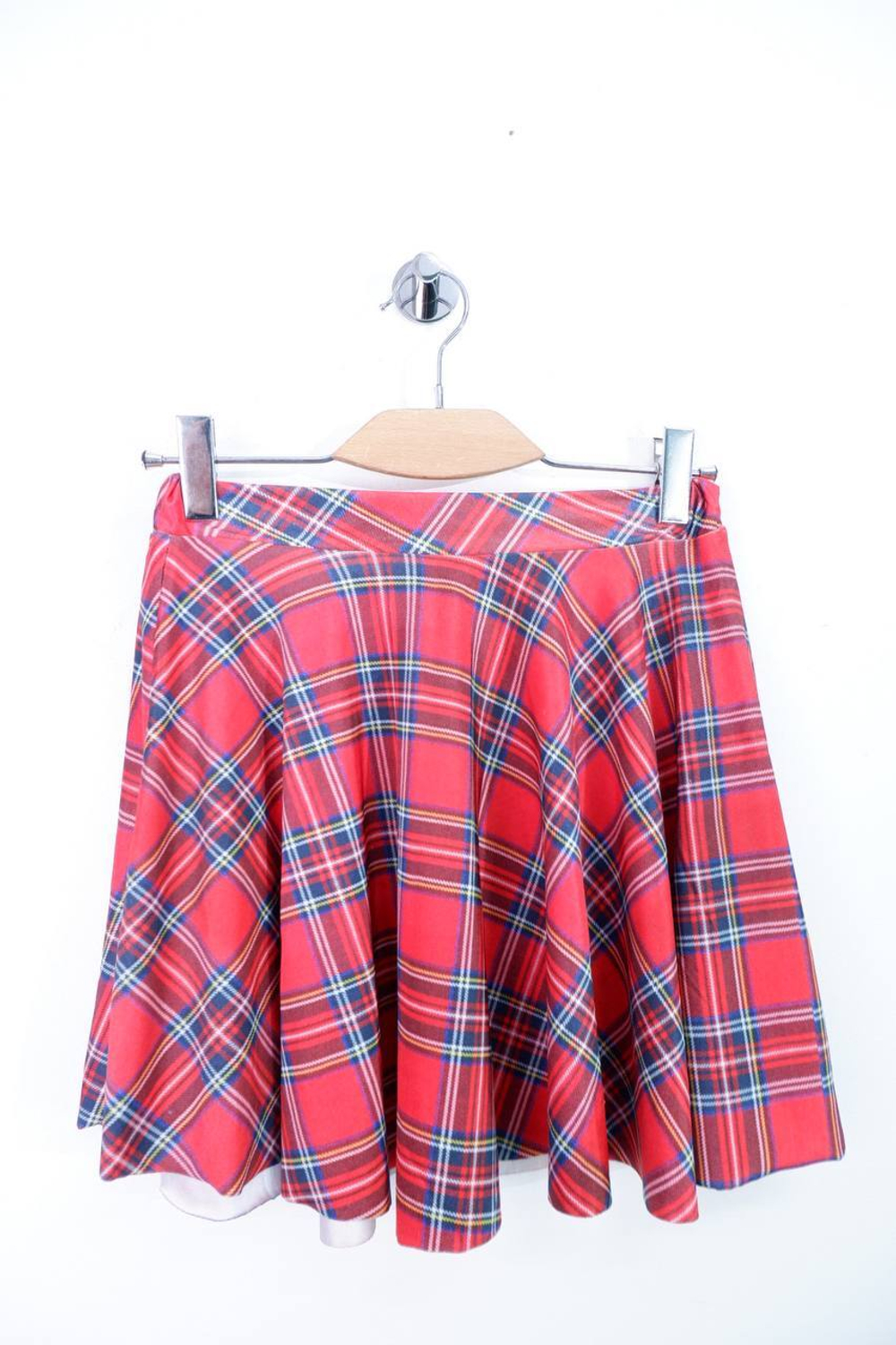 Юбка в яркую клетку, визуально на 42/44 размер