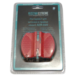 Точилка Kizlyar Supreme RZR-05А двухсторонняя бабочка, Red