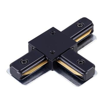 135144 PORT NT22 233 черный Соединитель с токопроводом "T" для однофазного двухжильного шинопровода IP20 220V