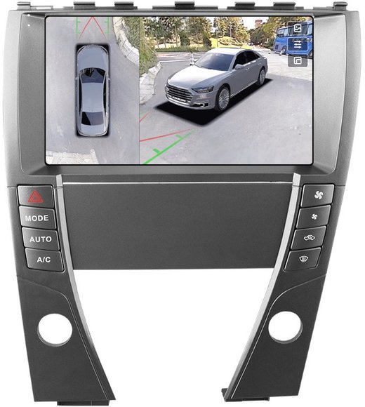 Магнитола для Lexus ES350 XV40 2006-2012 (проводка AB) - Teyes CC3-2K-360 на Android 10, 2K QLED, 6Гб+128Гб, CarPlay, 4G SIM-слот, 4 камеры в комплекте