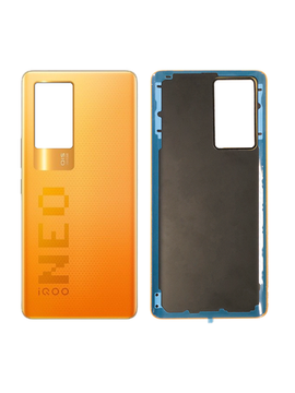 Задняя крышка для  Iqoo Neo 5S оранжевая (Orange) без стекла камеры
