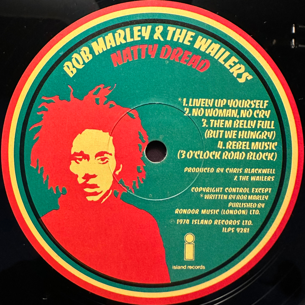 Bob Marley & The Wailers ‎– Natty Dread (Англия 1974г.)