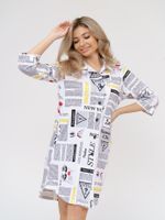 433 Халат "Газета" SveTekst (Акция)