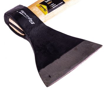 Топор SPARTA 1000 г, в сборе, кованый, деревянное топорище 21615